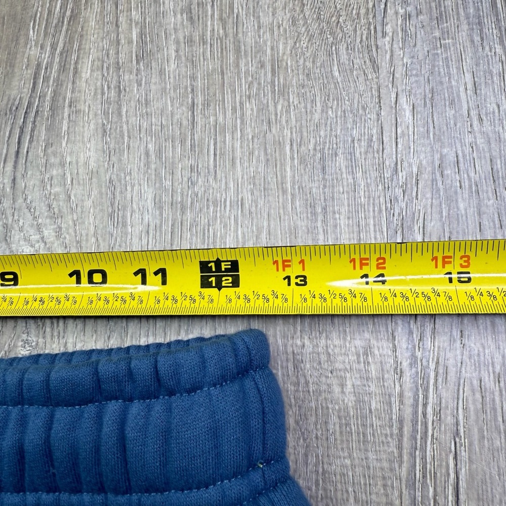 Drmers Club Mens Blue Drawstring Waist Fleece Comfort Pocket Sweat Short Size S - Picture 12 of 13